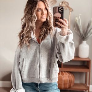 Slightly cropped hoodie